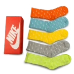 ⁦Nike Everyday Long Socks Vibrant Colors (Pack of 5)⁩ – תמונה ⁦2⁩