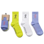 On Long Socks Pack Blue Yellow White (3 Pairs)