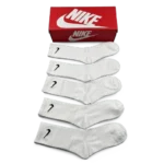 ⁦Nike Long Socks White (5-Pack)⁩ – תמונה ⁦2⁩