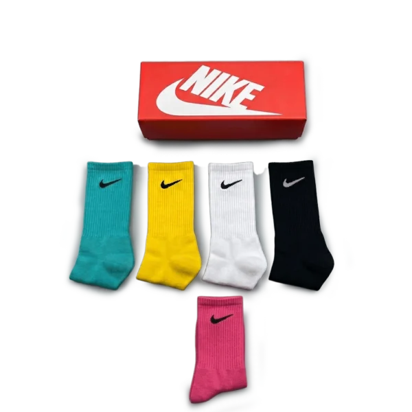 ⁦Nike Bright Colors Long Socks Pack (5 Pairs)⁩ – תמונה ⁦2⁩