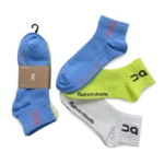 On Short Socks Pack Blue Yellow White (3 Pairs)