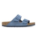 Birkenstock Arizona Soft Footbed Suede Leather Sandals Elemental Blue