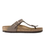 Birkenstock Gizeh Birko-Flor Nubuck Sandals Mocha