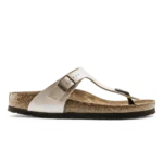 Birkenstock Gizeh Patent Leather Sandals White