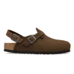 Birkenstock Tokio Suede Leather Clogs Carafe
