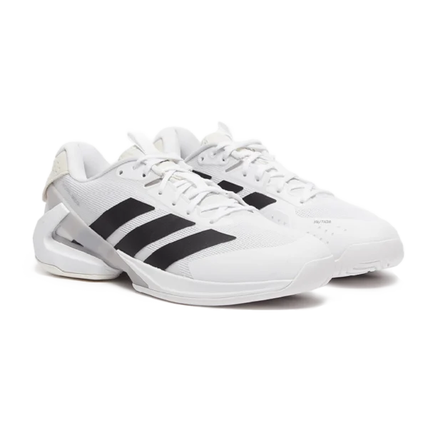 ⁦Adidas Adizero Ubersonic 5 Cloud White Core Black Silver Metallic⁩ – תמונה ⁦2⁩