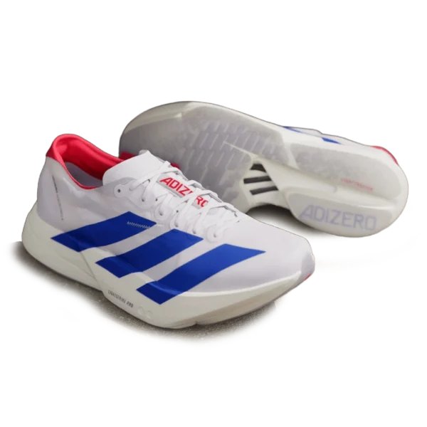 ⁦Adidas Adizero Adios Pro Cloud White Royal Blue Pure Ruby⁩ – תמונה ⁦2⁩