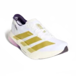 ⁦Adidas Adizero Adios Pro "Hong Kong" Cloud White Gold Metallic Aurora Plum⁩ – תמונה ⁦2⁩