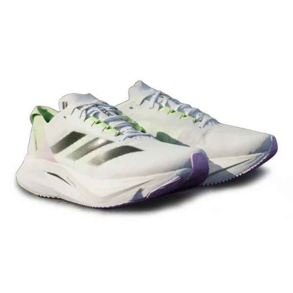 ⁦Adidas Adizero Boston Cloud White Core Black Green Spark⁩ – תמונה ⁦2⁩