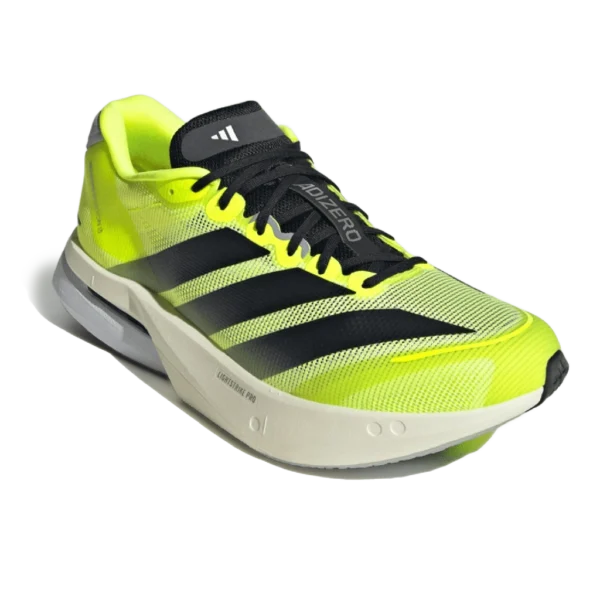 ⁦Adidas Adizero Boston Lucid Lemon Core Black⁩ – תמונה ⁦2⁩
