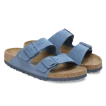 ⁦Birkenstock Arizona Soft Footbed Suede Leather Sandals Elemental Blue⁩ – תמונה ⁦2⁩