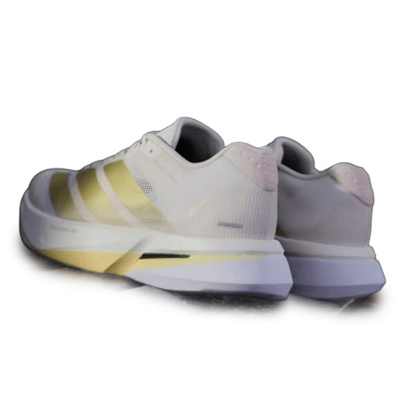 ⁦Adidas Adizero Boston Chalk White Gold Metallic Orange Tint⁩ – תמונה ⁦3⁩