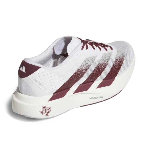 ⁦Adidas Adizero Evo Cloud White Team Maroon Stone⁩ – תמונה ⁦3⁩