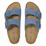 ⁦Birkenstock Arizona Soft Footbed Suede Leather Sandals Elemental Blue⁩ – תמונה ⁦3⁩
