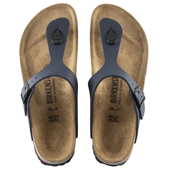⁦Birkenstock Gizeh Birko-Flor Sandals Blue⁩ – תמונה ⁦3⁩