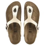 ⁦Birkenstock Gizeh Patent Leather Sandals White⁩ – תמונה ⁦3⁩