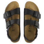 ⁦Birkenstock Milano Birko-Flor Sandals Black⁩ – תמונה ⁦3⁩