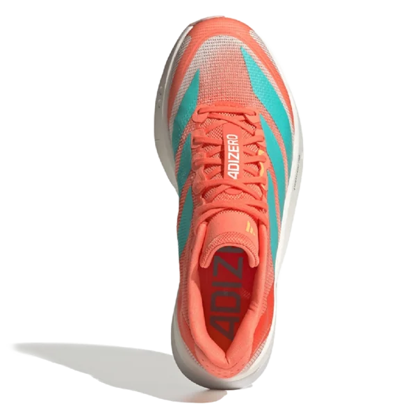 ⁦Adidas Adizero Boston 13 Semi Coral Flash Aqua⁩ – תמונה ⁦4⁩