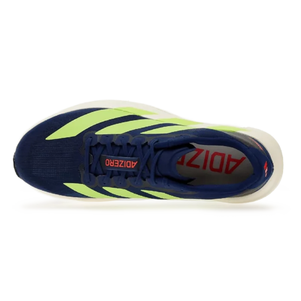 ⁦Adidas Adizero EVO Dark Blue Solar Slime⁩ – תמונה ⁦4⁩