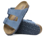 ⁦Birkenstock Arizona Soft Footbed Suede Leather Sandals Elemental Blue⁩ – תמונה ⁦4⁩