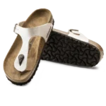 ⁦Birkenstock Gizeh Patent Leather Sandals White⁩ – תמונה ⁦4⁩