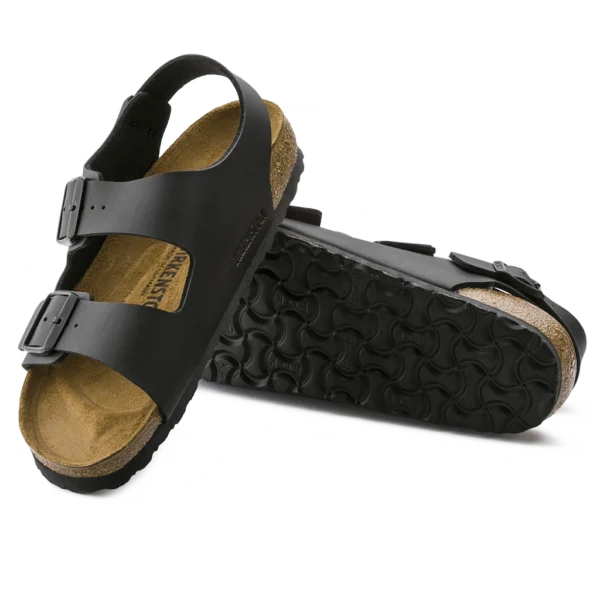 ⁦Birkenstock Milano Birko-Flor Sandals Black⁩ – תמונה ⁦4⁩