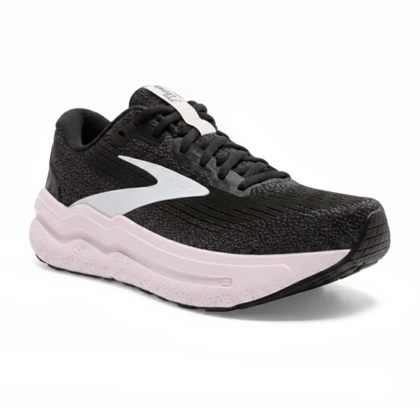 ⁦Brooks Ghost Max 2 Black White Orchid Ice⁩ – תמונה ⁦2⁩