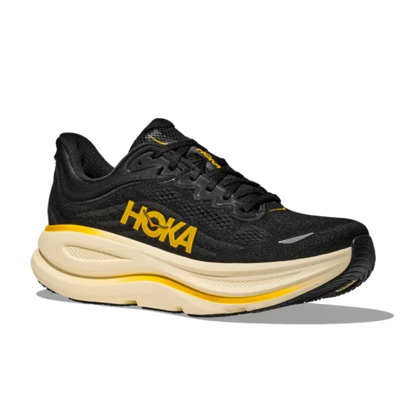 ⁦Hoka Bondi 9 Carbon Black Yellow Gold⁩ – תמונה ⁦2⁩