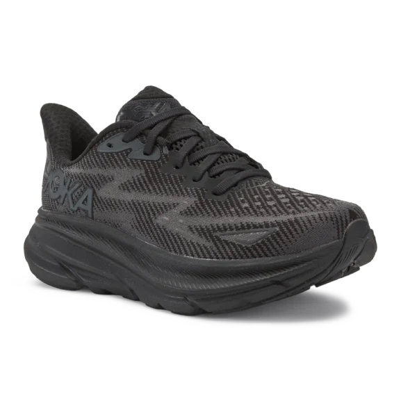 ⁦Hoka Clifton 9 Triple Black⁩ – תמונה ⁦2⁩