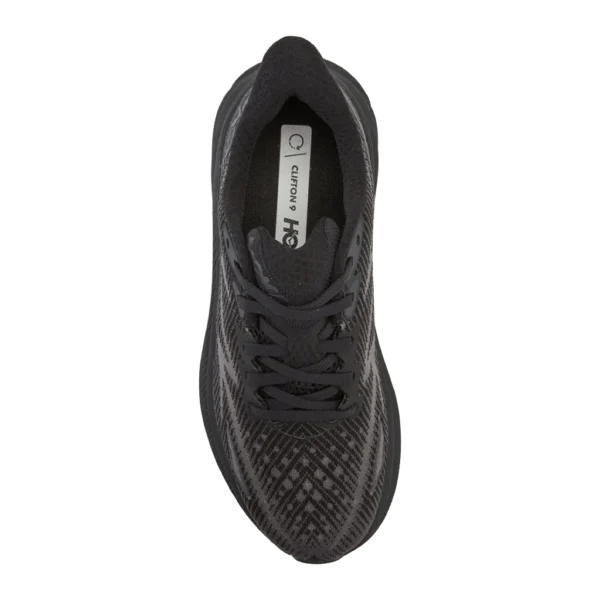 ⁦Hoka Clifton 9 Triple Black⁩ – תמונה ⁦4⁩