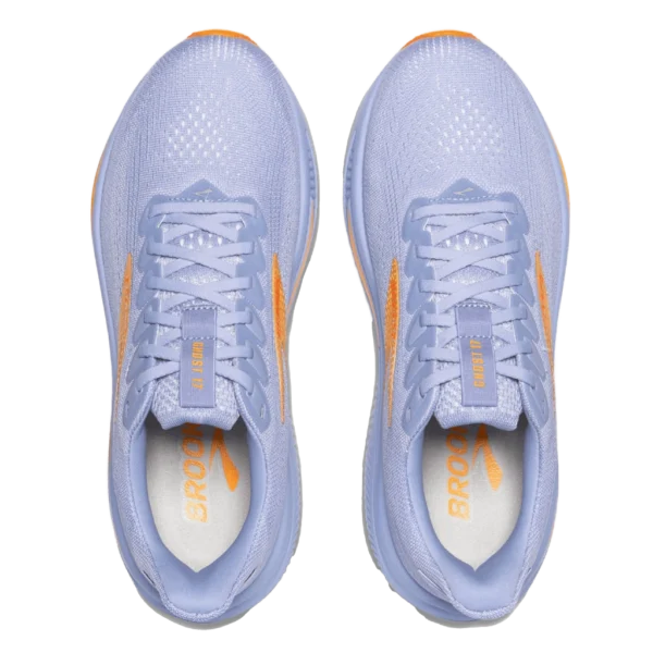 ⁦Brooks Ghost 17 Blue Heron White Orange⁩ – תמונה ⁦4⁩