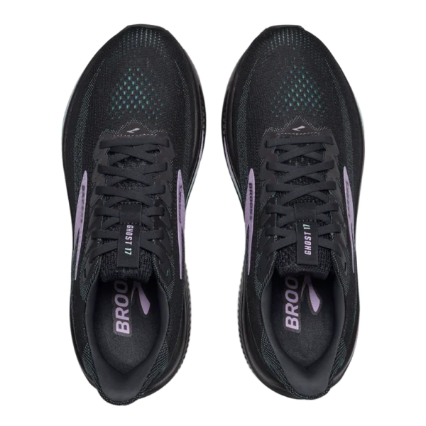⁦Brooks Ghost 17 Grey Clearwater Purple⁩ – תמונה ⁦4⁩