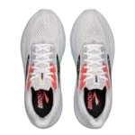 ⁦Brooks Ghost 17 White Pink Clay Gecko⁩ – תמונה ⁦4⁩