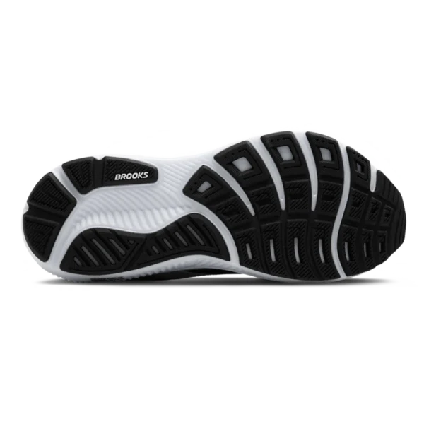 ⁦Brooks Ghost 17 Black Grey White⁩ – תמונה ⁦5⁩