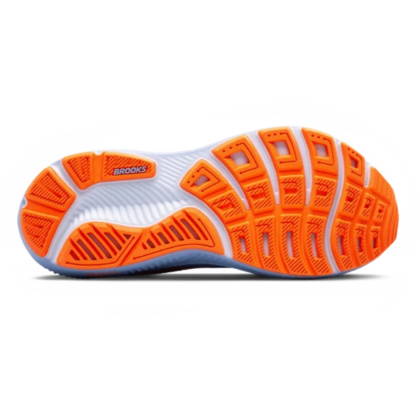 ⁦Brooks Ghost 17 Blue Heron White Orange⁩ – תמונה ⁦5⁩